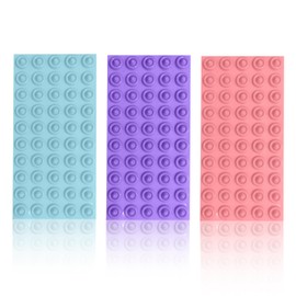 YAFIYGI 150Pcs Bump Dots for Visually Impaired Tactile Silicone Dots for Blind Elderly Vision Impairment Aids Adhesive Low Vision Products Capsules Braille Stickers Bump Dots (Pink, Blue, Purple)