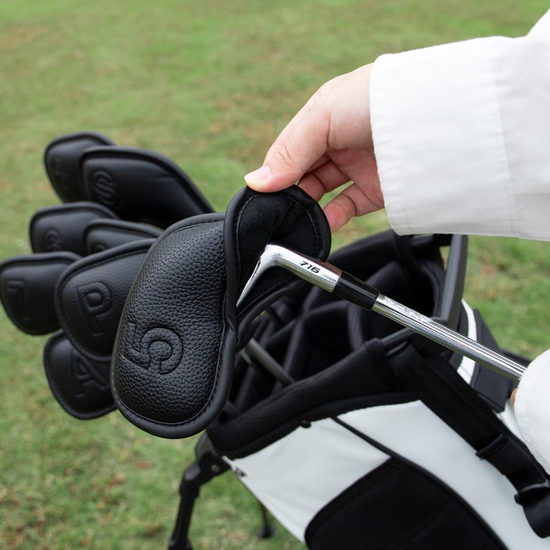 BAIRBRE Golf Iron Covers 8pcs Golf Iron Head Covers 8pcs