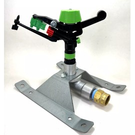 Hose End Sprinklers 2 NEW SPRINKLER SLED BASES & 2 YUZUAK 3/4" LOW PSI /LOW GPM BEAUTIFUL COVERAGE