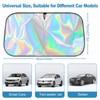 Gmphix Sun Protection Car Windscreen 140 x 70 cm, Windscreen