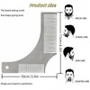 Beard Shaping Tool with Inbuilt Comb Beard Straightener Shaper for