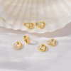 Poaiiu 3 Pairs Gold Earrings for Women Trendy Pearl Hoop