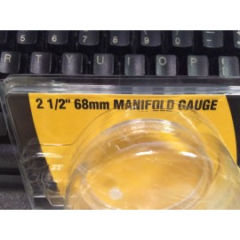 CPS Products, Replacement Gauge LENS 2-1/2", 68mm w/Calibration hole