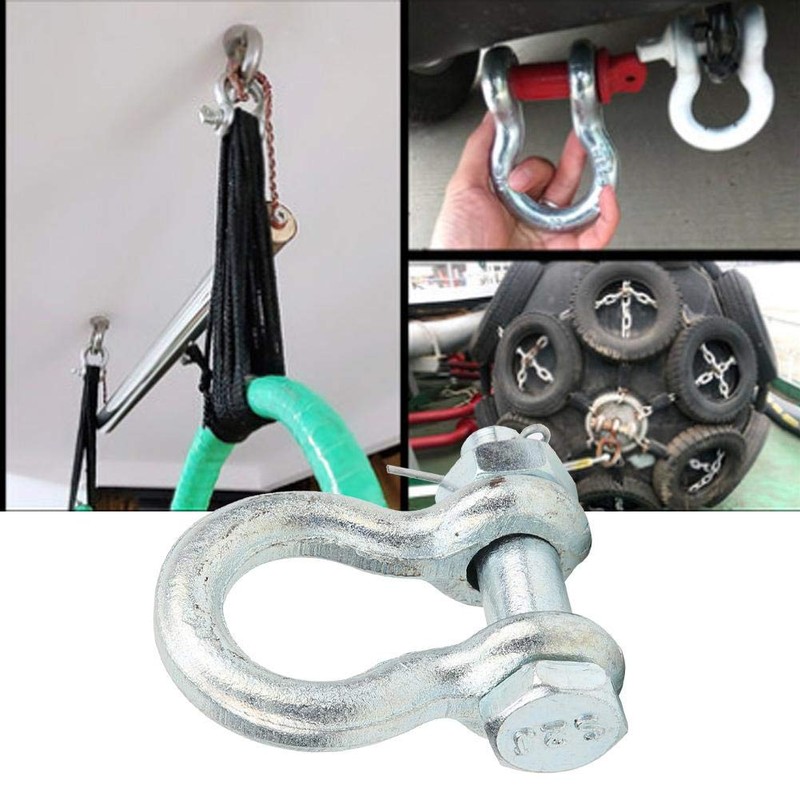 D Ring Anchor Shackle, G2130 Heavy Duty Alloy Steel Galvanized