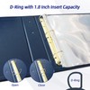 Craftask 12x12 Photo Album 3 Ring Binder, Leather Cover Scrapbook