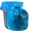 Aluf Plastics Heavy Duty 55 Gallon Blue Trash Bags -