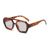 YAMEIZE 70s Retro Double Bridge Pilot Sunglasses for Women Men