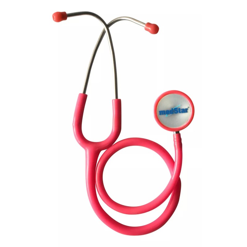 MedStar Estetoscopio Medstar De Doble Campana De Lujo Color Rosa