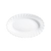 LUMINARC Oval Serving Plate Trianon 22 cm, White, 22 x