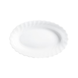 LUMINARC Oval Serving Plate Trianon 22 cm, White, 22 x 13,6 x 2,7 cm