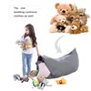 KOLACEN Stuffed Animal Toy Storage Bean Bags Soft Foldable Chair