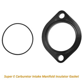 11-0420 Super E Carburetor Intake Manifold Gasket, for HD Sportster - Super Wide Electra Glide - Big Twin Fatboy Road King Softail Carb
