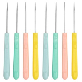 MAGICLULU 8piezas Sugar Stir Needles Herramientas De Decoración De Galletas Scriber Tool Para Pastelería Colores Mezclados Rosa Amarillo Azul Y Verde