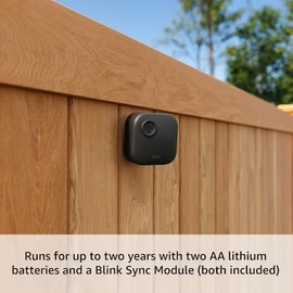 Blink Outdoor 4: Cámara de seguridad inteligente inalámbrica, dos años de duración de la batería, visión diurna HD de 1080p y nocturna por infrarrojos