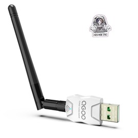 Class 1 Long Range Bluetooth Adapter for PC, QGOO USB Bluetooth Adapter for PC 5.3+EDR, Bluetooth Dongle Bluetooth Receiver Support Windows10/8.1/8/7（white-092）