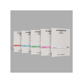 KPOP LE SSERAFIM Easy 3rd Mini Album Compact Random Version CD+16p Booklet+1p PhotoCard+1p PostCard+1ea Lyric Paper+Tracking Sealed LSFM