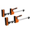 JORGENSEN 24-Inch Parallel Bar Clamp, Heavy-Duty Cabinet Master Clamp for