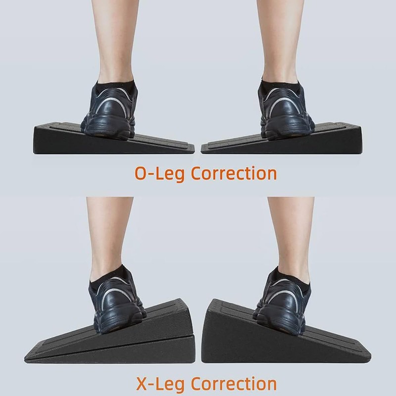 AIMALL Adjustable Fitness Wedges, 3-Piece Yoga Stretch Set for Leg