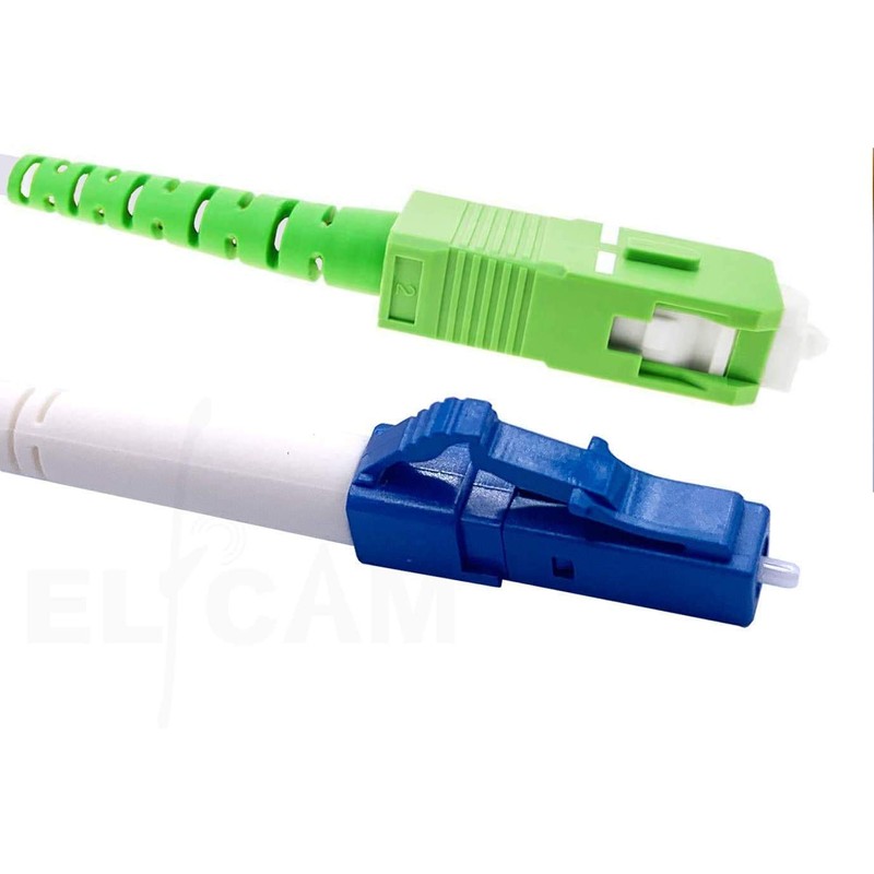 Elfcam - 30 m Fibre Optic Cable SC/APC to LC/UPC