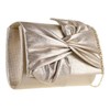Girly Handbags Large Bow Clutch Bag, gold