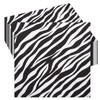 POPOYU Pack of 20 Zebra Napkins, 33 cm x 33