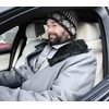 VViViD Black Faux Sheepskin Seat-Belt Shoulder Pad 9 Inch Comfort
