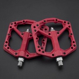 ROCKBROS Bike Pedals Nylon MTB Pedals Non-Slip Wear-Resistant 9/16 ’’ Pedals for MTB, Road Bike, E-Bike