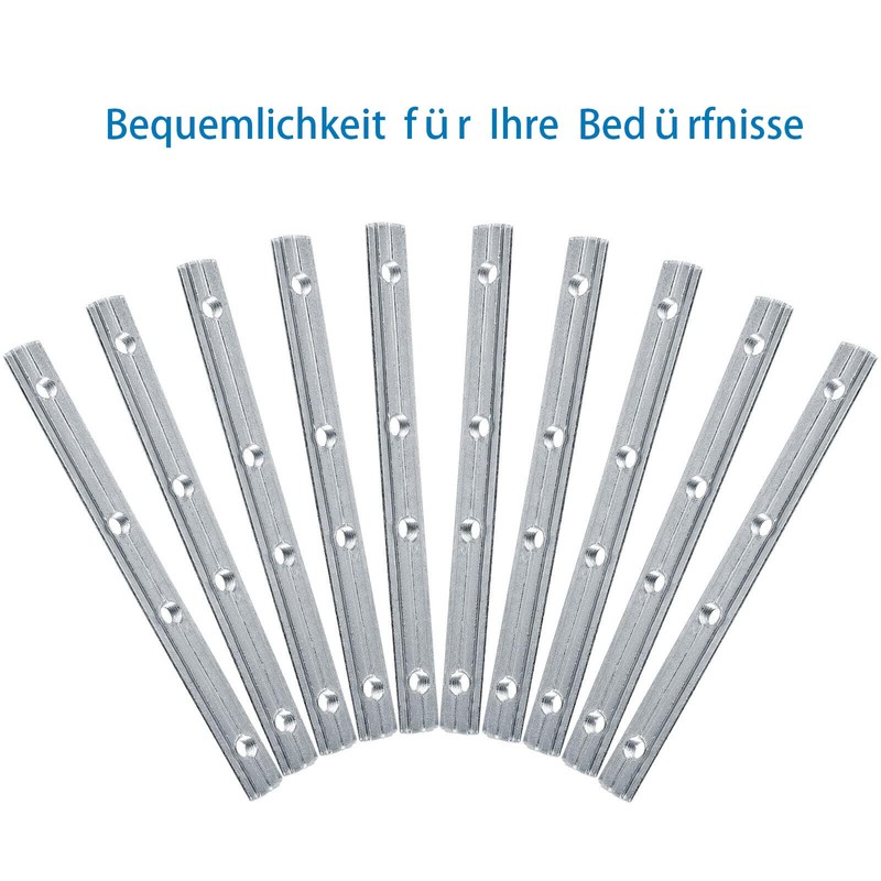 Bohaner Track Connectors Pack of 10 Aluminium Profile 3030 Connector