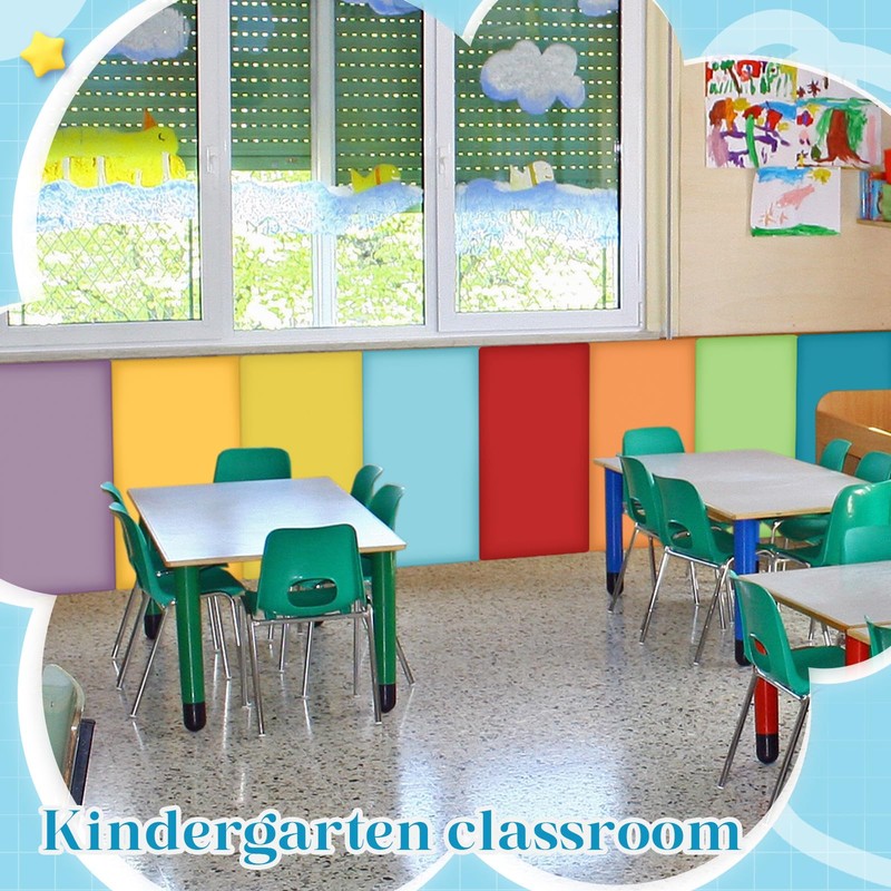 Hahafelt 16 Pack Wall Padding for Playroom Peel and Stick