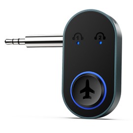 Ankilo Bluetooth 5.3 Transmitter, Aux Bluetooth Adapter Mini Portable 3.5mm Jack Bluetooth Aux Adapter for Laptop, Radio, Headphones, Speakers, TV