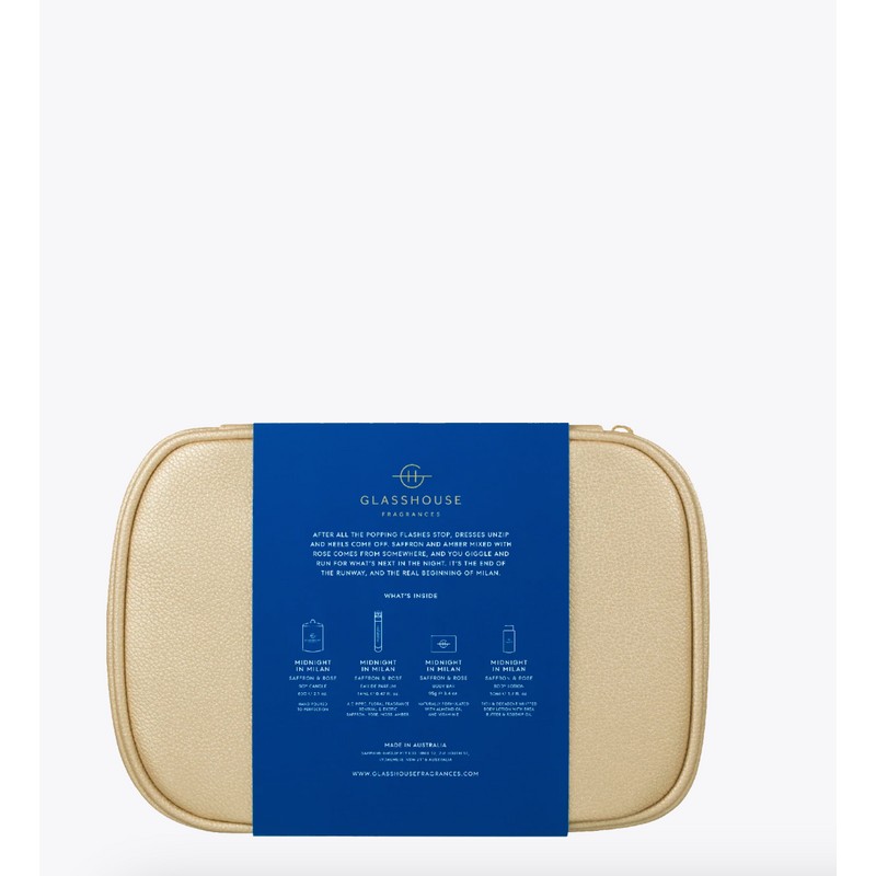 Glasshouse Fragrances MIDNIGHT IN MILAN Fragrance Travel Gift Set