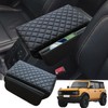 NICTSEPO Center Console Armrest Cover Compatible with Ford Bronco Accessories