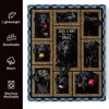 Levens Black Dog Blanket Gift for Girls, Just A Girl
