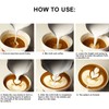 350ml Stainless Steel Milk Frothing Cup Anti-Scald Silicone Coffee Pitcher