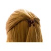 WeLoveBeads Mini Hair Claws 3.5 cm Mustard Yellow Made in