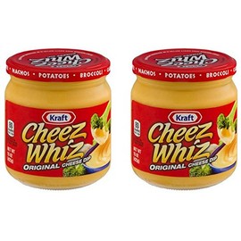 Kraft Cheez Whiz Original Cheese Dip, 15 oz (pack of 2)