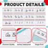 Gilprop 12 Pcs Cursive Alphabet Line Cursive Bulletin Board Set