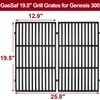 GasSaf 19.5 inch Grill Grates Replacement for Weber 7524, 7528,
