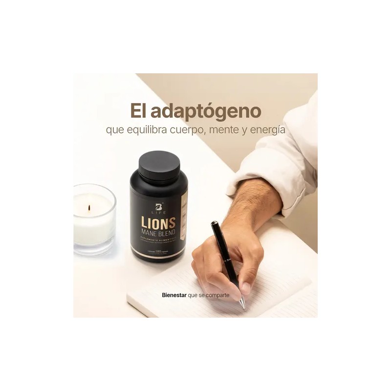 Hongo Melena León 180 Cápsulas Hasta Meses Consumo Apoyo Concentración