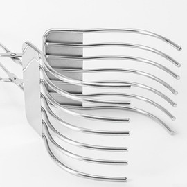 Roast Cutting Tongs Stainless Steel Roasting Meat Bread Cutting Pliers Effortless Slicing Food Holder Vegetable Fruit Cutting Tongs