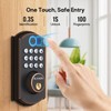 ELAMOR Fingerprint Door Lock, Keyless Entry Door Lock with Automatic