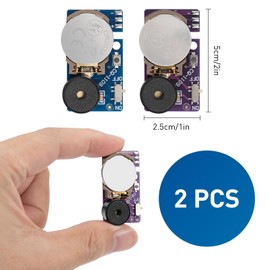 Cricket Noise Maker Pranks, Hidden Sound Prank Gadgets Cricket Noise Maker with 16 Sounds Small Size Beeping Prank Device for Home Party School (Blue+Purple)