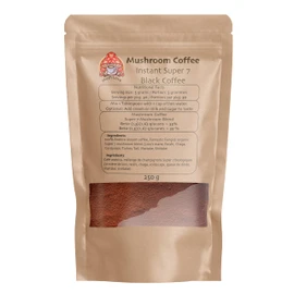 Mushroom Coffee by Ecogenya with Fantastic Fungi Super 7 extract blend - Organic instant mushroom coffee (250 Grams)