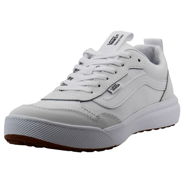 Vans Men's Range EXP Sneaker, Synthetic Nubuck White/White, 8.5 M