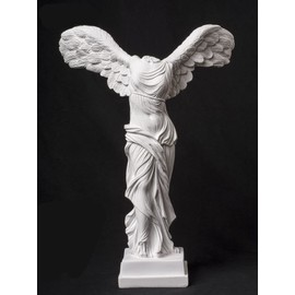 XinTX 5.9 Inch Greek Victory Goddess Resin Statue,The Winged Victory Sculpture Figurine,Room Office Bookself Art Decor (5.9" Victoria)