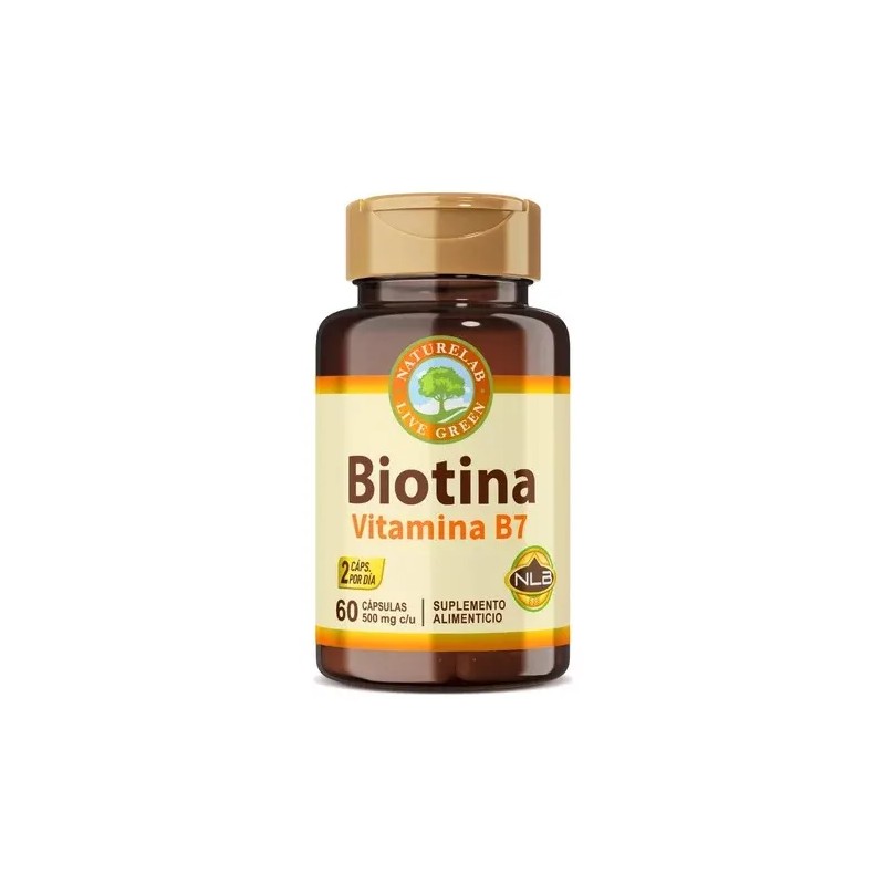 Suplemento en cpsula Naturelab Carbohidratos de Biotina con vitamina B7