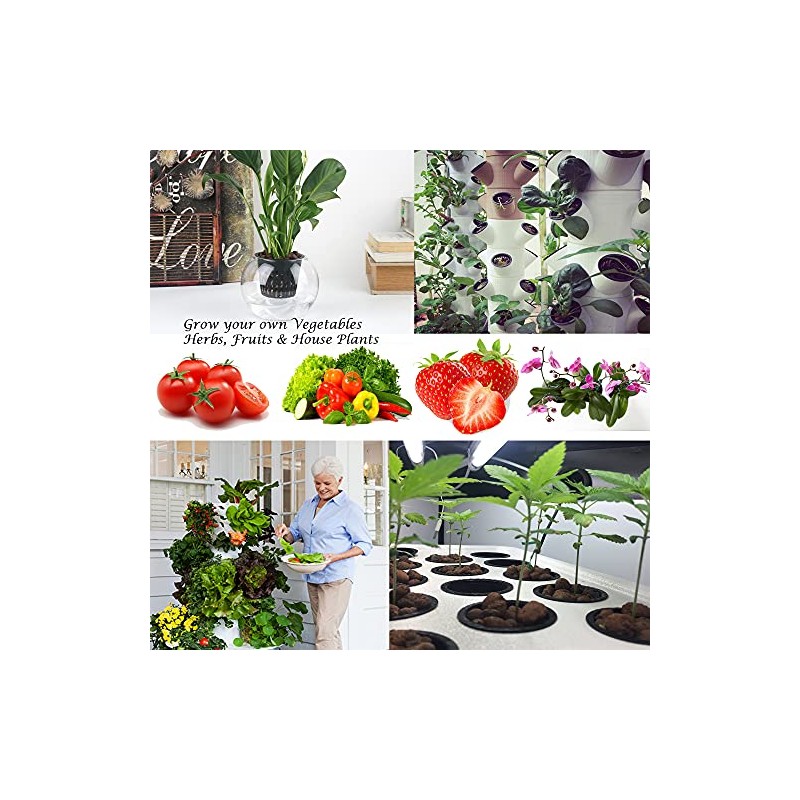 ORIMERC 2-Inch Net Pots for Hydroponics - 100 Pack with