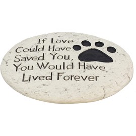 Top Brass Garden Memorial Stepping Stone - If Love Could Have Saved You Would Have Lived Forever