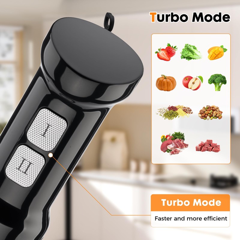 YODHOSA Immersion Blender Handheld Cordless 6 in 1 Hand Held
