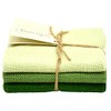 Solwang 444654 Cleaning Cloths Set of 3 Forest Green Combi